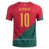 Camiseta de fútbol Portugal Bernardo 10 Primera Equipación Mundial 2022 - Hombre